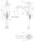 Bordeaux Chrome Basin Mixer
