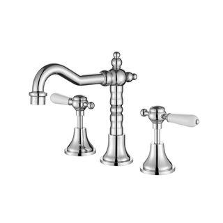 Bordeaux Chrome Basin Set