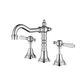 Bordeaux Chrome Basin Set