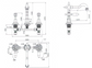 Bordeaux Chrome Basin Set