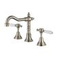 Bordeaux Brushed Nickel Basin Set