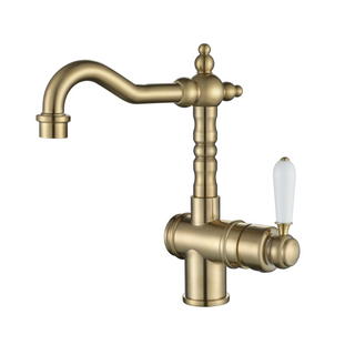 Bordeaux Brushed Bronze Tall Basin Mixer