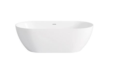 Attica Manolo 1530 Gloss White Bath with Overflow