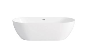 Attica Manolo 1700 Gloss White Bath with Overflow