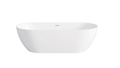 Attica Manolo 1700 Gloss White Bath with Overflow