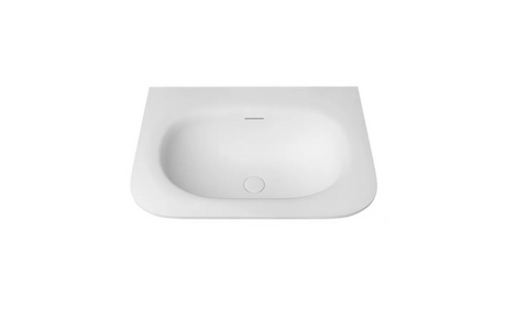 Chloe 600x500 Silk Matte White Top with Basin