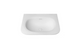 Chloe 600x500 Silk Matte White Top with Basin