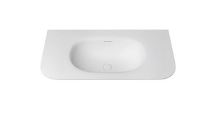 Chloe 900x500 Silk Matte White Top with Basin