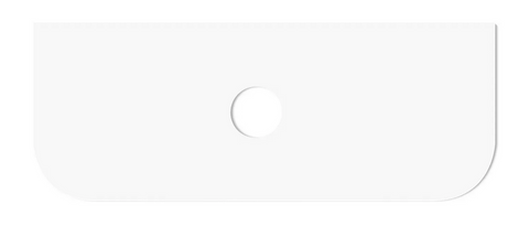 Havana 1200x500x20 Pure White Top