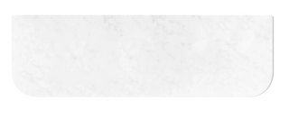 Havana 1800x500x20 Solid Surface Cloudy Carrara Top No Hole