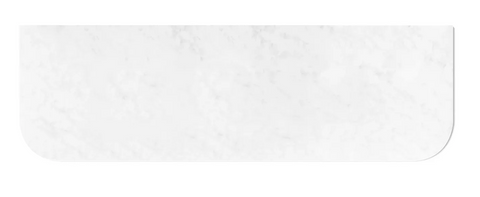 Havana 1800x500x20 Solid Surface Cloudy Carrara Top No Hole