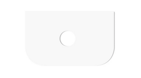 Havana 750x500x20 Pure White Top