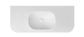Havana English Edge 1200x500x50 Matte White with Soft Square Basin Top