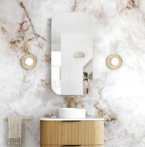 Newport 900x450 Woodland Oak Shaving Cabinet