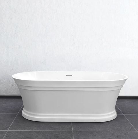 Hampton 1500x750x560 Gloss White Bathtub OF