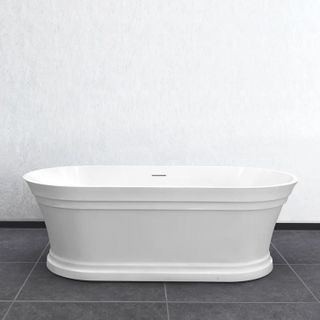Hampton 1700x800x560 Gloss White Bathtub OF
