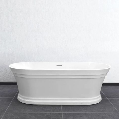 Hampton 1700x800x560 Gloss White Bathtub OF