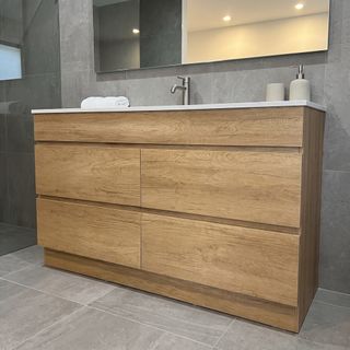 Zara 1200 Vanity  Natural Oak