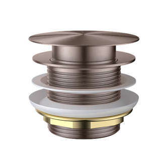 MN Pvd Dusk 40mm Pop-Up Waste For Baths With Pull Out Centre