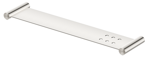 Mica Brushed Nickel Stainless Shelf 400mm