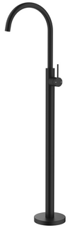Mica Black Freestanding Bath Spout & Mixer