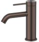 Mica Dusk Bronze Basin Mixer  Curved Spout