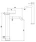 Mica Dusk Bronze TALL Basin Mixer  Curved Spout