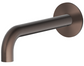Mica Dusk Bronze Bath/Basin Spout Curved 160mm