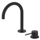 Mica Black Gooseneck Basin Hob Spout & Mixer