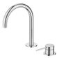 Mica Chrome Gooseneck Basin Hob Spout & Mixer