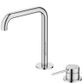 Mica Chrome Soft Square Basin Hob Spout & Mixer