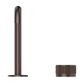 Mica Dusk Bronze Fluted Soft Square Basin Hob Spout & Mixer