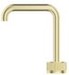 Mica French Gold Fluted Soft Square Basin Hob Spout & Mixer