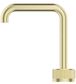 Mica French Gold Fluted Soft Square Basin Hob Spout & Mixer