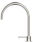Mica Brushed Nickel Tall Gooseneck Hob Spout & Mixer
