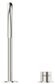 Mica Brushed Nickel Tall Gooseneck Hob Spout & Mixer