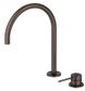 Mica Dusk Bronze Tall Gooseneck Hob Spout & Mixer