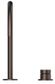 Mica Dusk Bronze Tall Gooseneck Hob Spout & Mixer