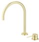 Mica French Gold Tall Gooseneck Hob Spout & Mixer