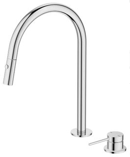 Mica Chrome PO Kitchen Hob Spout & Mixer