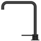 Mica Black  Tall Soft Square Hob Spout & Mixer