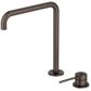 Mica Dusk Bronze Tall Soft Square Hob Spout & Mixer