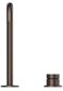 Mica Dusk Bronze Tall Soft Square Hob Spout & Mixer