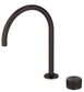 Mica Dusk Bronze Fluted Tall Gooseneck Hob Spout & Mixer