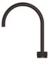 Mica Dusk Bronze Fluted Tall Gooseneck Hob Spout & Mixer