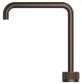 Mica Dusk Bronze Fluted Tall Soft Square Hob Spout & Mixer