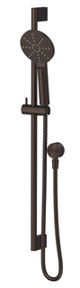 Mica Dusk Bronze Shower Head on Rail Round