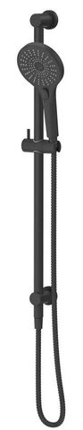 Mica Black Shower Rail w/ Handpiece