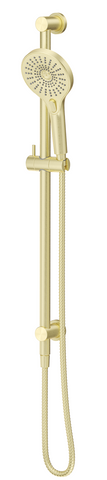 Mica French Gold Shower Rail w/ Handpiece