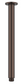 Mica Dusk Bronze Ceiling Arm - 300mm